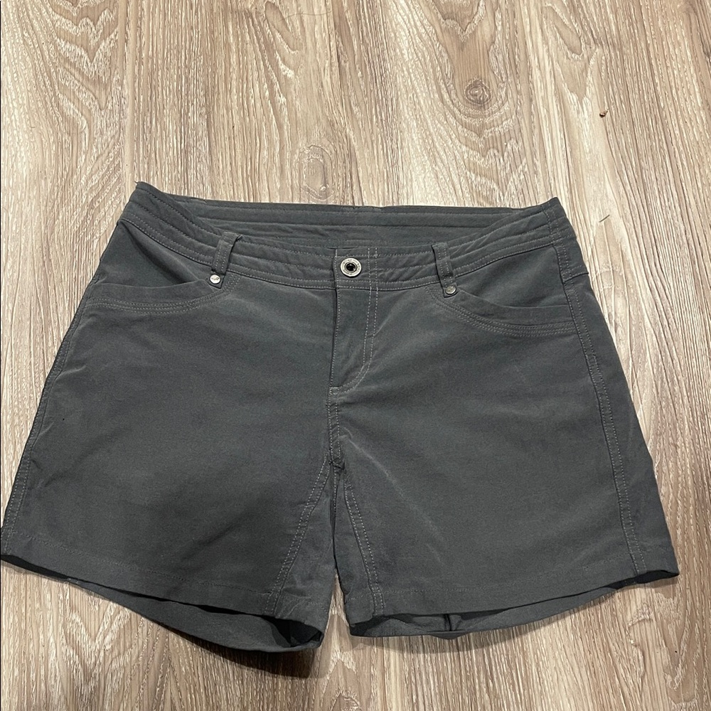 Kuhl Trekr Shorts Charcoal Sz 4